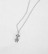 No.0210 solid bear necklace