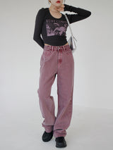 カットクロップTシャツ / Cut Crop T-shirt (3color)