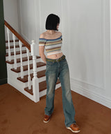 グリーニーブーツカットパンツ / no.425 Greeny Bootcut Pants