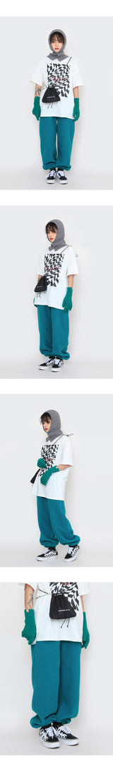 パピーフリースジョガーパンツ / Puppy fleece jogger pants