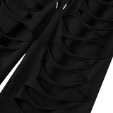 [Runway] Double Layer Cut-out Shorts_Black