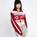 Wool NOPE Knit Zip-up [2 Color]