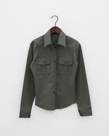 ポケットスリムシャツ / Pocket slim shirt (3color)