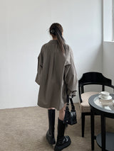 パールボクシーシャツ/Pale Boxy Shirt (2color)