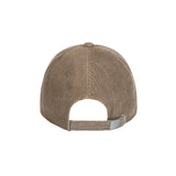3D Monogram pigment Washing Corduroy Over Fit Ball Cap Camel