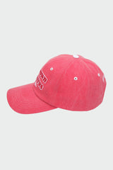 ビンテージウォッシュドキャップ/Vintage washed cap (red)