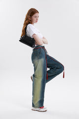 ティンウォッシュドワイドパンツ/TIN WASHED WIDE