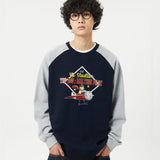 マルチーズパイロットラグランスウェットシャツ / (NO napping)Maltese pilot raglan sweatshirts