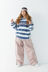 ロゴコットンスーパーワイドパンツ / BSR2223FWPT007 LOGO COTTON SUPER WIDE PANTS INDY PINK
