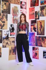 ノーマルメッシュクロップTシャツ / TOP(9286) Normal Mesh Crop Tee