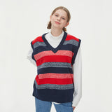 CASHLIKE BLENDED KNIT VEST_RED (6610824298614)