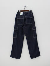 ダイイングカーゴドウデニムパンツ/Dyeing X Cargo dough Denim Pants (2color)