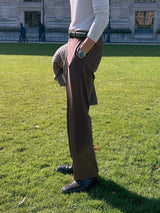 ASCLO Rose Semi Wide Slacks (4color)