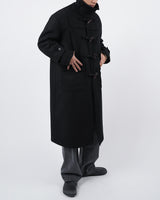 ウールダッフルインナコート/ーキルティングwool duffle inner quilting coat 3color