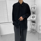 ステッチプリーツシャツ/MN Stitch Pleated Shirt (2 colors)