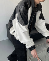 90's コーティングレザージャンパー / 90's Coating Leather Jumper (2 colors)
