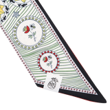 タロプリントタイスカーフ/TARO PRINT TIE SCARF