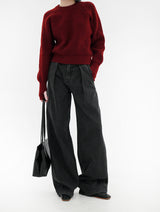 ウォーマーレグランニット / Warmer Leglan Knit (4color)