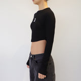 シンボルクロップ長袖Tシャツ