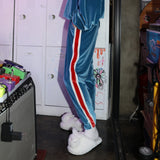 ベルベットジョガーパンツ / 0 3 velvet jogger pants - SKY BLUE
