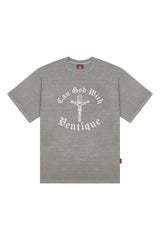 VENTIQUE Pigment Jesus Short Sleeve Tee 3color