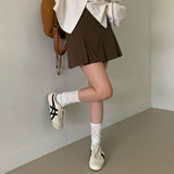 ライクショートプリーツスカートパンツ