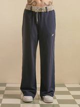 パイピングストレートスウェットパンツ/PIPING STRAIGHT SWEATPANTS (NAVY)