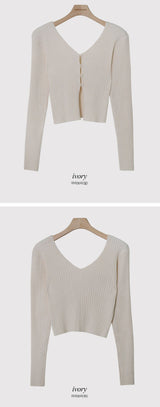 JN 2WAYリブニットカーディガン(5color)