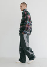 BBLアノラックジャケット/BSR2223FWJK091 BBL ANORAK JACKET PURPLE CHECK