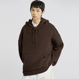 ハンドウォーマーニットフーディー/KANDAI HANDWARMER KNIT HOODIE BROWN