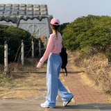 アクアデニムワイドパンツ