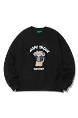 HTT Tiger Bear Crewneck_Black (6675691569270)