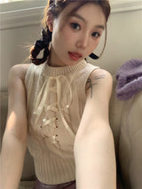 ストラップツイストノースリーブトップス / strap twist sleeveless top