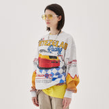 チャレンジレーシングスェットシャツ / Challenge Racing Sweatshirt (Light Gray)