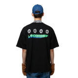 21SS CHECK SIGNATURE LOGO TSHIRTS (black) (6578201329782)