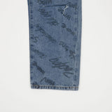 レタリングプリンテッドデニムパンツ / ACTRESS YANG HYE-JI WORN LETTERING PRINTED DENIM PANTS[6050]