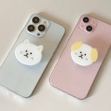 メレンゲ＆クッキーグリップ/Meringue&cookie grip tok (Cat, puppy)
