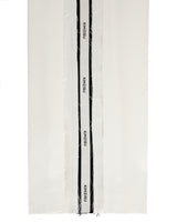 [REORDER] Pleated Logo-Tape Trousers _ White