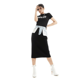 LSD COLLECTION_Destroyed Denim Knit Skirt (6652812525686)