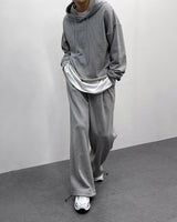 オールインワンプリーツパンツ/FL All-in-One Pleated Pants (4 colors)