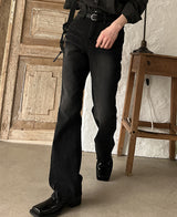 Lavender denim pants (2 color) (6694657327222)