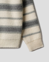 モヘアブラッシュストライプニット/mohair brush stripe knit 3color