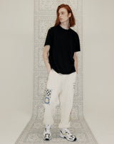 YELLOW TAP REGULAR FIT T-SHIRT BLACK (6691420307574)