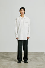 balmacaan welt pocket shirt jacket white (6615507206262)