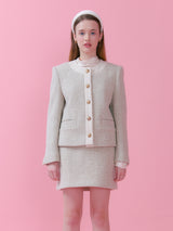 BLAIR TWEED JACKET_BEIGE (6612508016758)