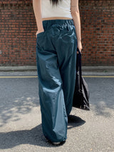 ティニャシャーリングナイロンツーウェイロングジョガーパンツ/Tinya Shirring Nylon Two-Way Long Jogger Pants