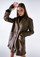 HAZELNUT OVERSIZED VEGAN LEATHER JACKET (6624220479606)