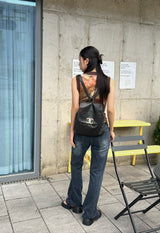 Jean blue bootcut long denim