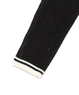 W SLAMMERS TURTLE NECK KNIT BLACK(CV2DFFK640A)