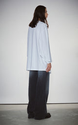  BLUR HEART CAPE SLEEVE T-SHIRTS_WHITE